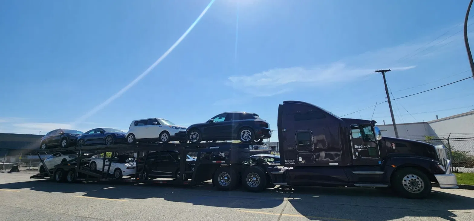 BradLeigh Solutions truck on a sunny day